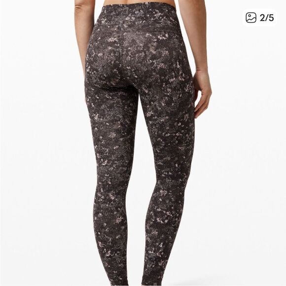 Lululemon Wunder Under High Rise Tight Legging Floral Equalized Multi - Picture 9 of 9